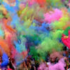Holi Festival Lancio Polvere colorata