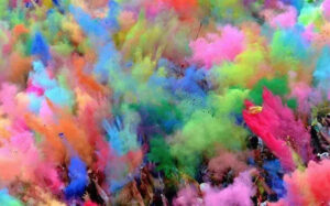 Esalta i colori della tua vita con le nostre bustine di polvere Holi da 80 grammi!